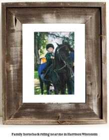 family horseback riding near me in Harrison, Wisconsin